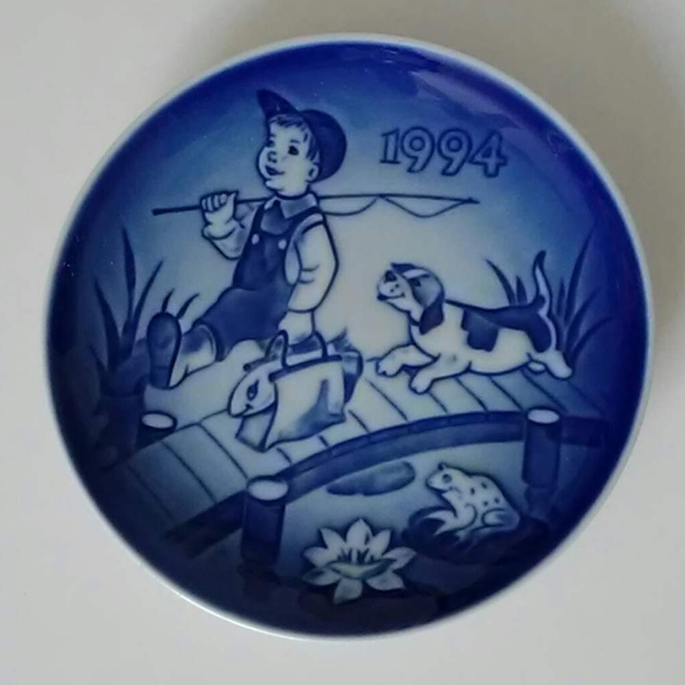 BING & GRONDAHL | 1994 "Little Fisher Man" Plate